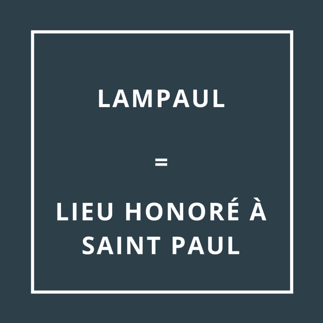 Lampaul = Lieu honoré à Saint-Paul