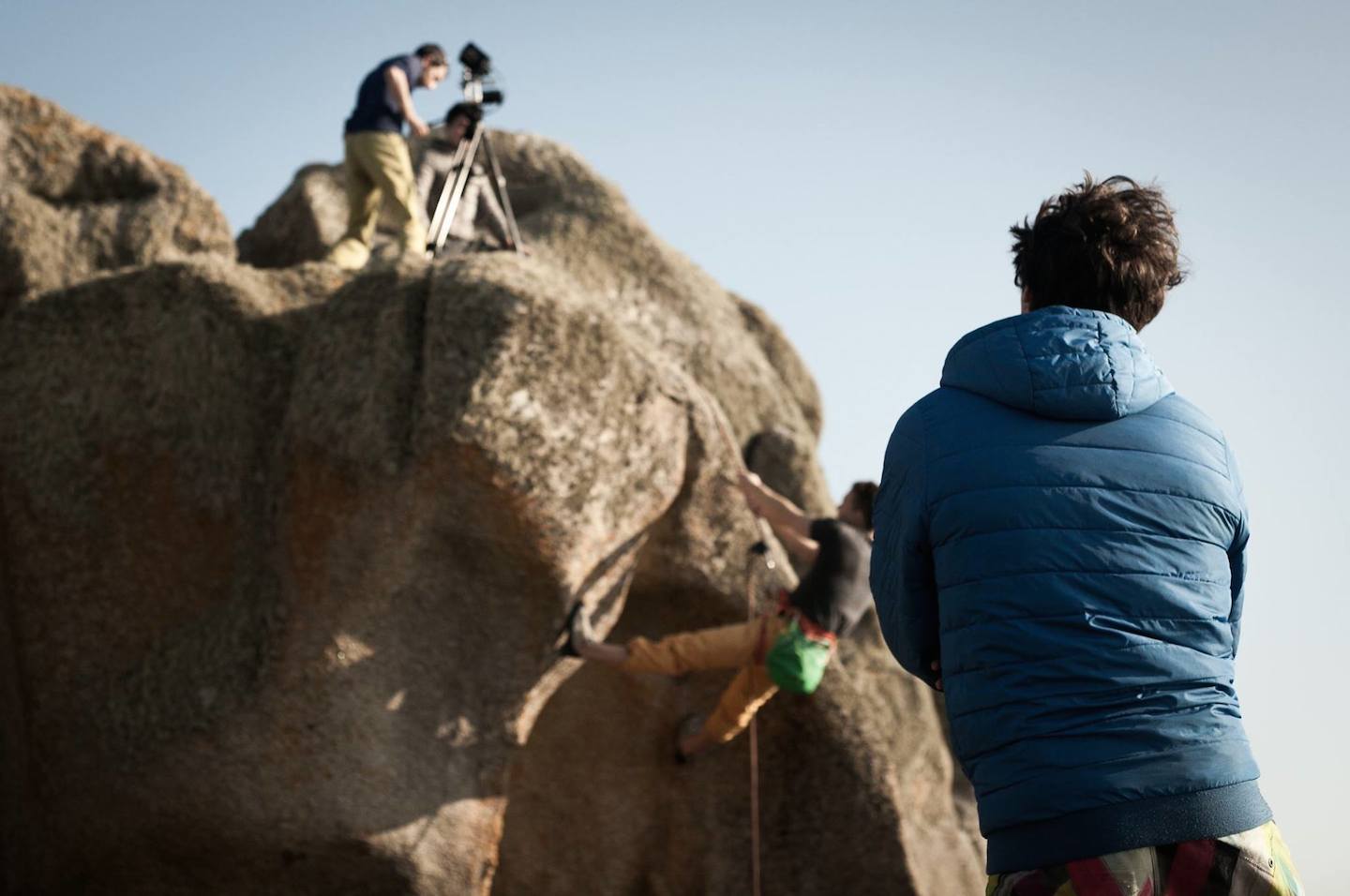 Session d’escalade sauvage en Bretagne