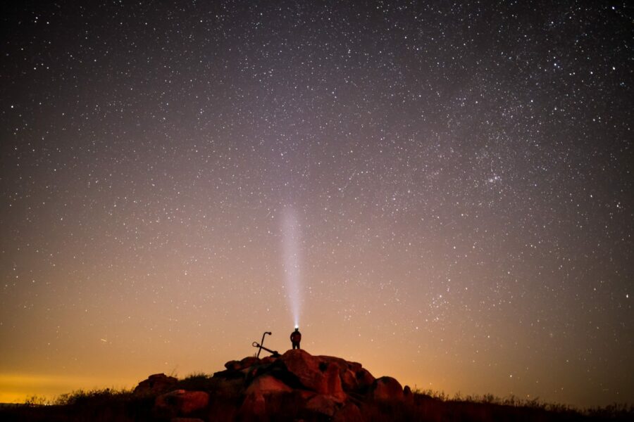 Les Glénan la nuit