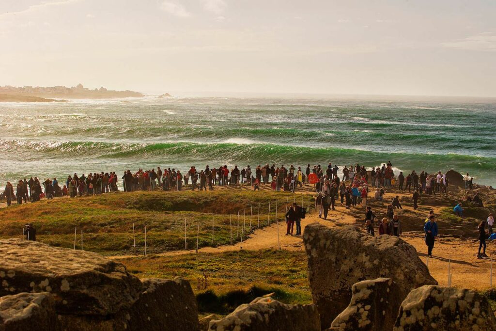 Panorama de la Torche : mythique spot de surf