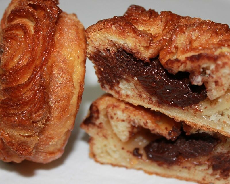 Kouign-amann au chocolat