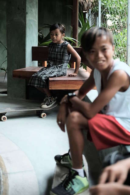 Session de skate aux Philippines