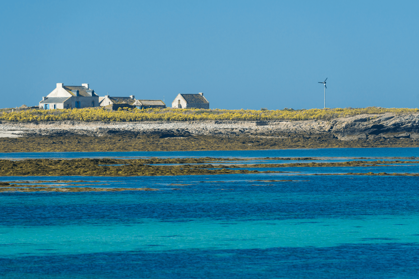 L’île de Quéménès, le petit paradis breton