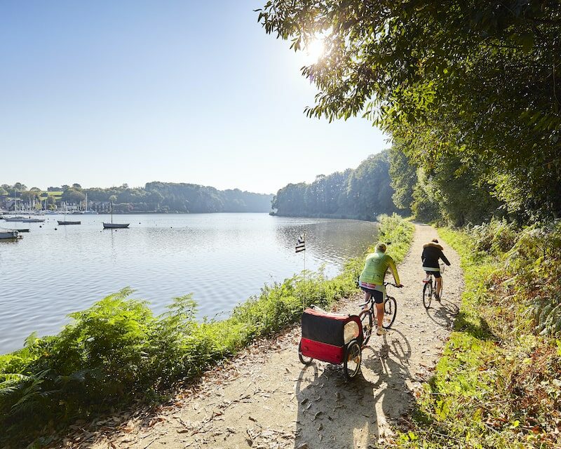 Balade à vélo sur les bords de Rance à Dinan