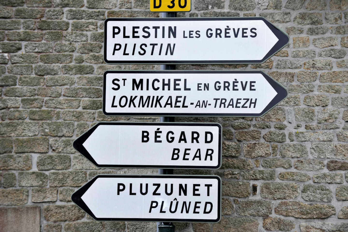 Les noms des villes de Bretagne en breton