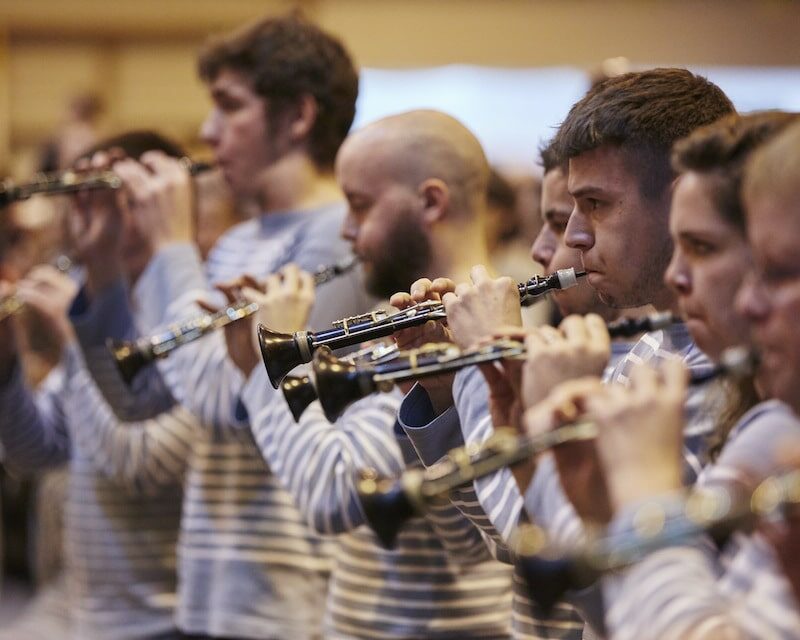 Groupe de musiciens bretons