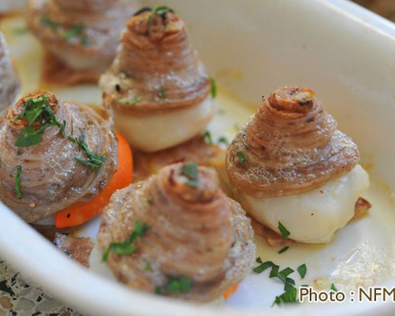 Des coquilles Saint-Jacques à l'andouille