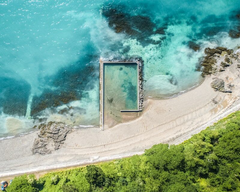 La piscine de la Pointe du Hock