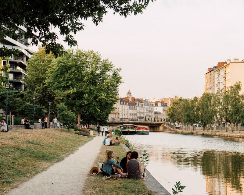 Vue sur la Vilaine depuis le quai Saint-Cyr