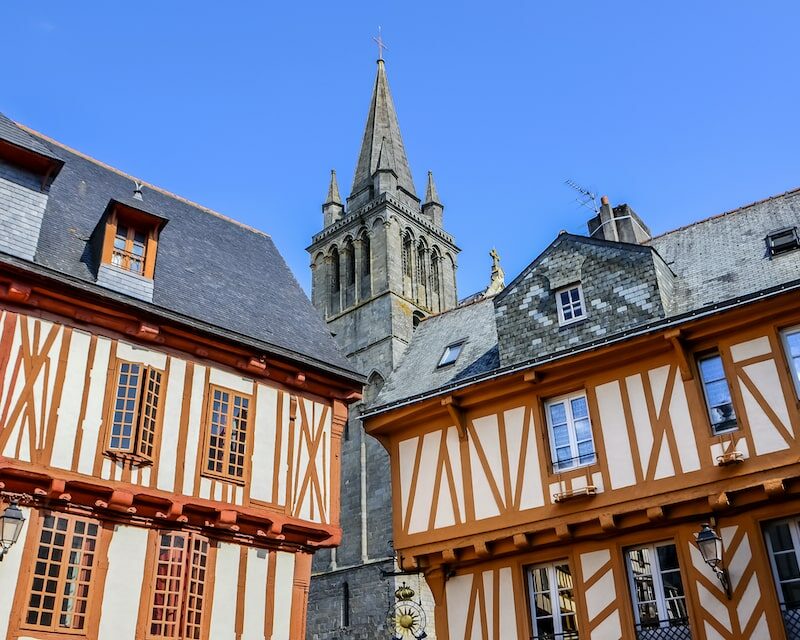 Le centre ville de Vannes