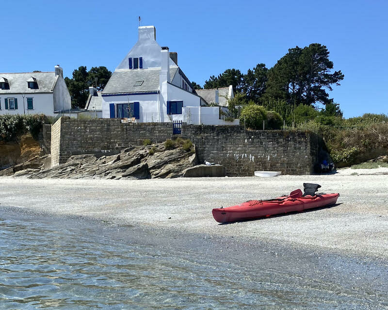 Plage sur l'île de Groix