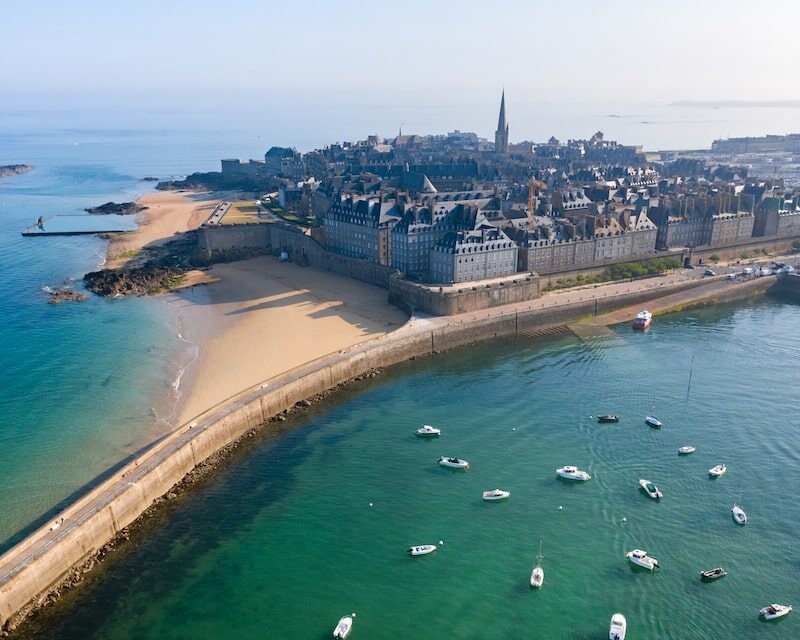 Saint-Malo vu du ciel