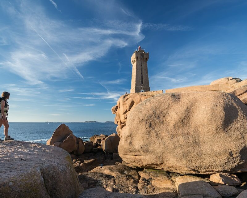 Randonnée sur le GR 34 sur la Côte de Granit Rose