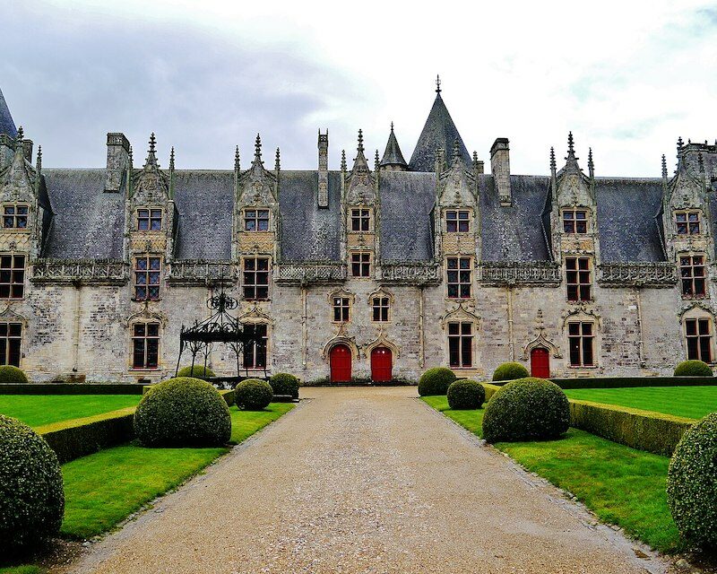 Façade nord est du château de Josselin