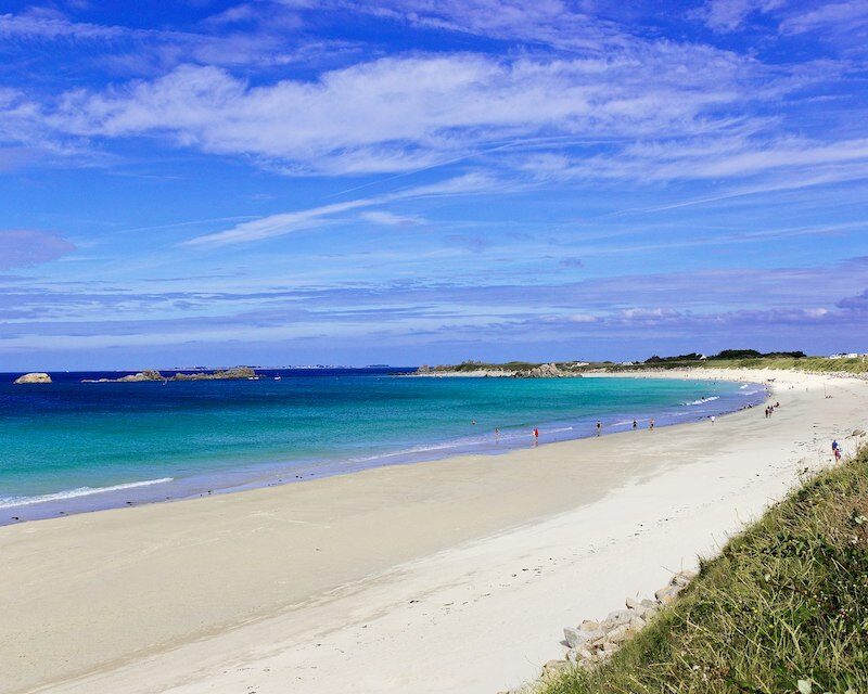 La plage des Amiets à Cléder