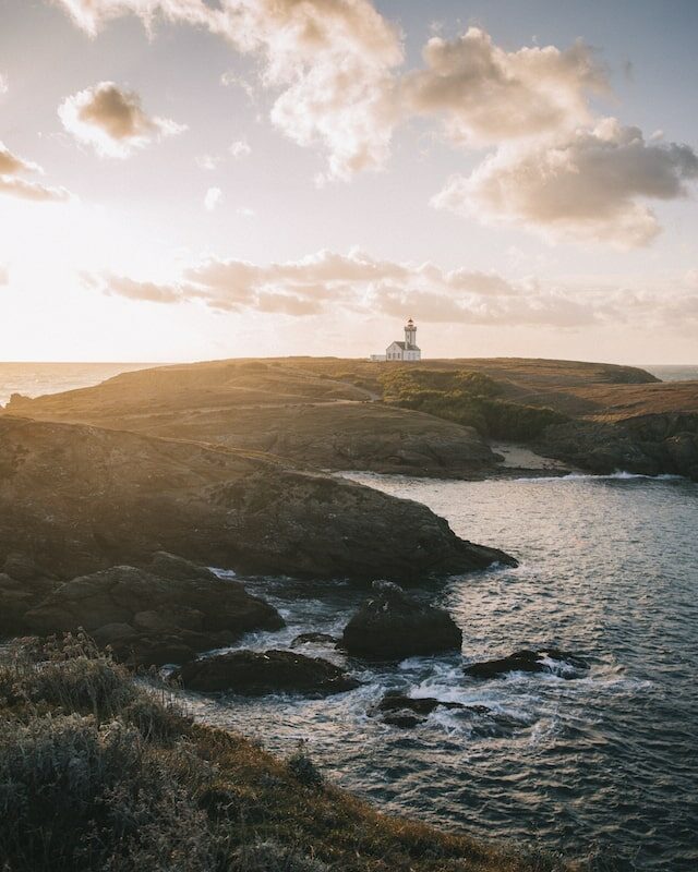 Vue sur la Pointe des Poulains