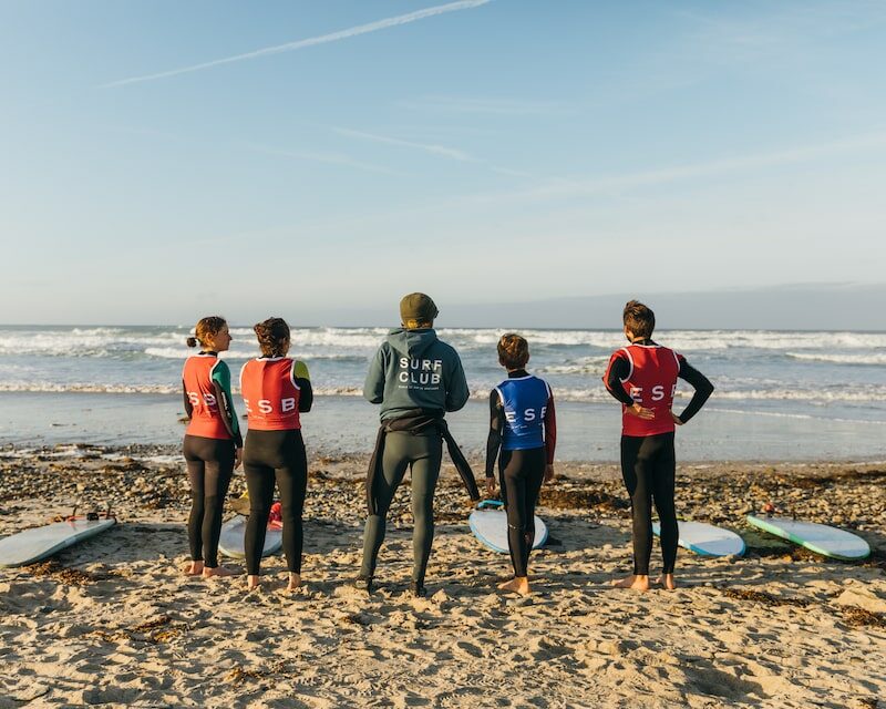 Cours avec l'Ecole de Surf de Bretagne