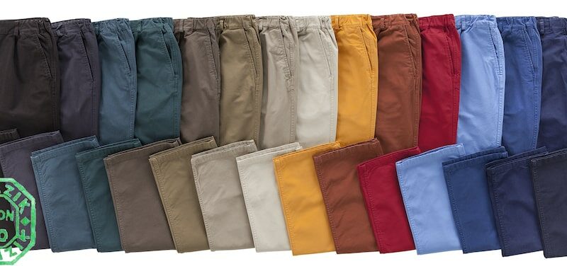 Les différentes couleurs des pantalons de toile Le Glazik