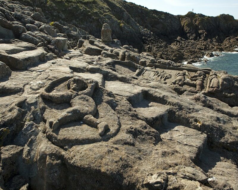 Les rochers sculptés de Rothéneuf