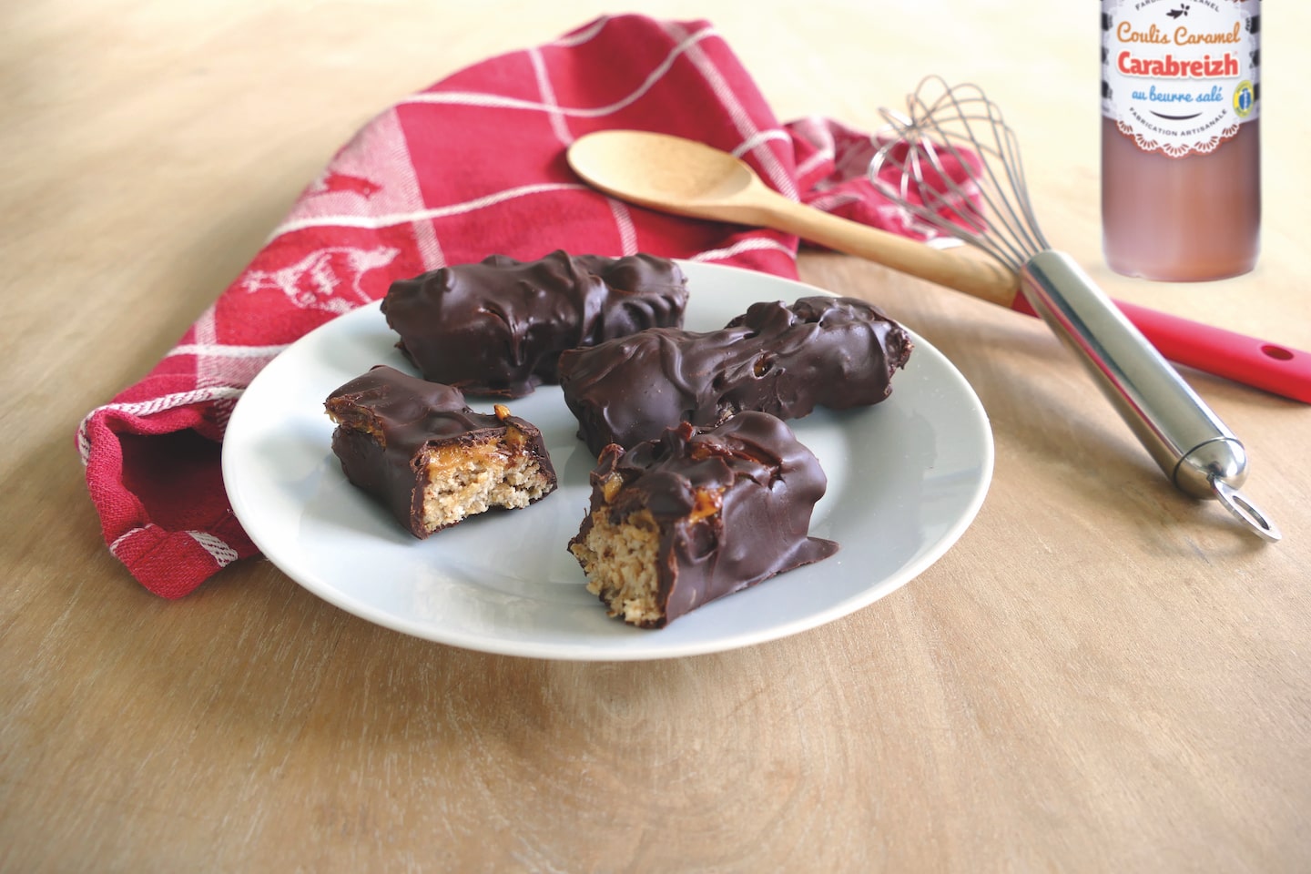 Le goûter parfait : découvrez la recette des barres chocolatées bretonnes Carabreizh