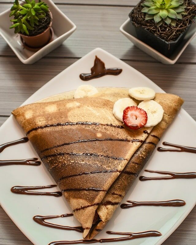 Un crêpe garnie