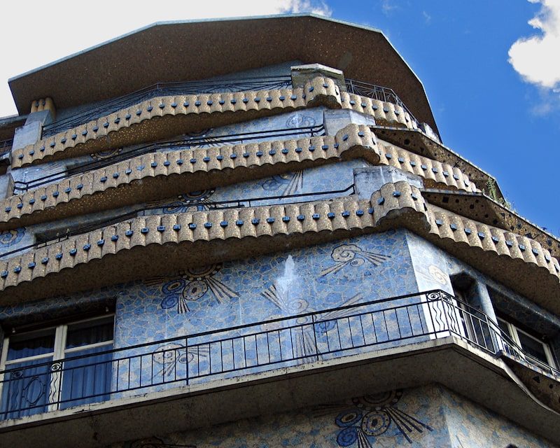 La Maison Bleue à Angers : exemple des mosaïques Odorico